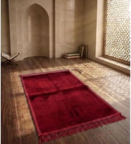 Royam Lüx Kalın Yumuşak Kaymaz Taban Peluş Seccade 70 X 110