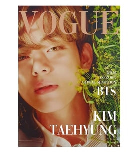 Bts Vogue Magazine V Tablo Ahşap Poster Dekoratif Kod2591
