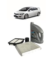 2007-2012 HONDA CİVİC BENZİNLİ YAĞ BAKIM SETİ YAĞ VE YAĞ FİLTRESİ POLEN VE HAVA FİLTRESİ
