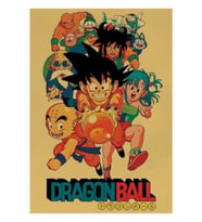 The Crew- Dragon Ball Tablo Ahşap Poster Dekoratif