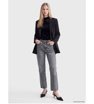 LCW Jeans Gri Crop Flare Kadın Jean Pantolon