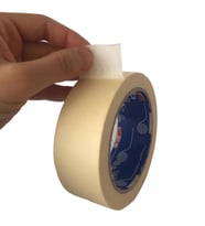 Kağıt Bant  35 Mm X 35 Mt Maskeleme Bandı Koli Bandı Krem Rengi Güçlü Yapışkanlı Bant