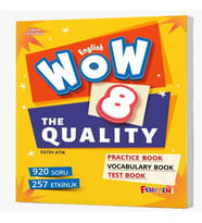 WOW ENGLISH 8. SINIF PRACTİCE + TEST + VOCABULARY BOOK