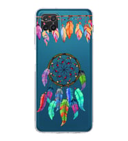 PrintiFy Samsung Galaxy A12 ile Uyumlu Nazar Boncuğu 6 Baskılı Kamera Korumalı Şeffaf Silikon Kılıf