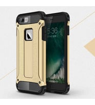 iPhone 7 / 8 / SE Kılıf Crash Zırh Silikon Kılıf (Gold)
