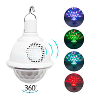 BLUETOOTH DESTEKLİ ANİMASYONLU 10 WATT ŞARJLI UFO TİP DİSKO TOPU (4767)