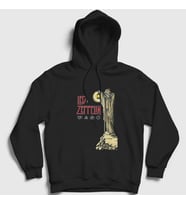 Presmono Unisex Siyah Stairway Led Zeppelin Kapüşonlu Sweatshirt 96732tt