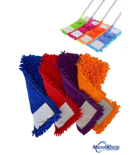 2’li Mikrofiber Mop Yedek Bezleri, 40 cm, tüm modellerle uyumlu
