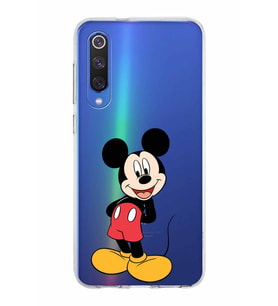Xiaomi Mi 9 Se Uyumlu Kapak Mickey Mouse Tasarımlı Şeffaf Silikon Kılıf