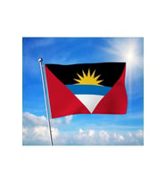 Antigua ve Barbuda Bayrağı Premium Raşel Kumaş 70x105 cm