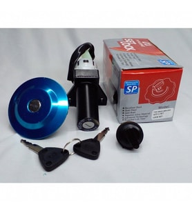 YAMAHA YBR 125 2005-2010 KONTAK SETİ DEPO KAPAK DAHİL ARASMOTO (Siyah)