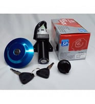 YAMAHA YBR 125 2005-2010 KONTAK SETİ DEPO KAPAK DAHİL ARASMOTO (Siyah)