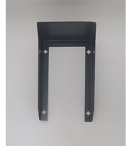 Diyafon, Zil Paneli Koruyucu Metal Kapı Zili Yağmurluk Aparatı, Antrasit - (W:15 X H:25 X D:8 MM)