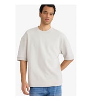 Defacto Basic Taş Erkek T-Shirt B4844AX/GR368