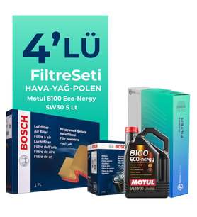 BOSCH Honda Accord 2.0 Benzin Filtre Bakım Seti Motul Motor Yağlı (2008-2016) 4 Lü