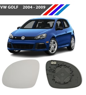 VW Golf Sağ Dış Ayna Camı Yolcu Tarafı 2004 -2009