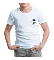 Atatürk - Logo Göğüs Beyaz Çocuk Tshirt