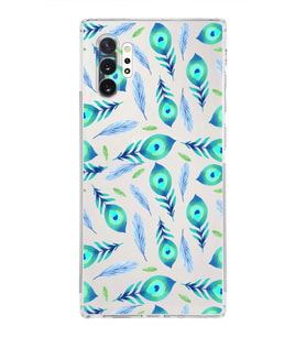 PrintiFy Samsung Galaxy Note 10 Plus ile Uyumlu Nazar Boncuğu 3  Kamera Korumalı Şeffaf  Kılıf