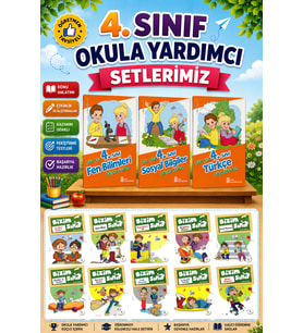 4.Sınıf Çıtır Çıtır Türkçe + Fen Bilimleri + Sosyal Bilgiler + Bizim Sınıf Hikaye Seti