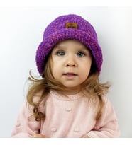 El Örgüsü Çocuk Peluş Bucket Şapka