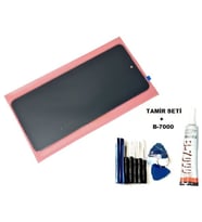 Tkgz General Mobile GM 22 PLUS Uyumlu Lcd Ekran Dokunmatik + B-7000 + Tamir Seti