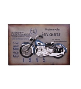 Motorsiklet Tablo Pano Vintage Dekoratif Ev Ofis Hediyelik