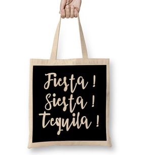 Fiesta Siesta Tequila Bez Çanta Uzun Saplı