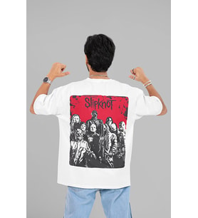 Slipknot Baskılı Unisex Oversize Tasarım Tişört