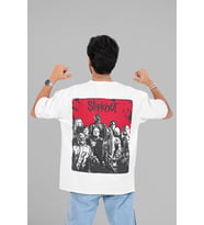 Slipknot Baskılı Unisex Oversize Tasarım Tişört