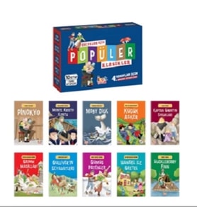 Çocuklar İçin Popüler Klasikler (10 Kitap+Soru Kitapçığı)
