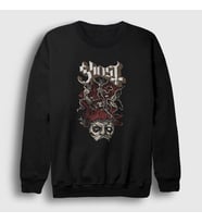 Presmono Unisex Siyah Demons Ghost Sweatshirt 51751tt