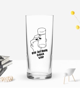 BK Gift DTF Eğlenceli Rakı Tasarımlı Rakı Bardağı-1, Arkadaşa Hediye, Sevgiliye Hediye