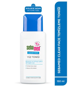 SEBAMED Clear Face Akne Eğilimli Ciltler İçin Siyah Nokta Karşıtı Gözenek Sıkılaştırıcı Tonik 150ml