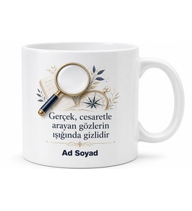 İsme Özel Araştırma Görevlisi Yazılı Kupa Bardak Hediye