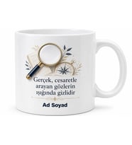 İsme Özel Araştırma Görevlisi Yazılı Kupa Bardak Hediye