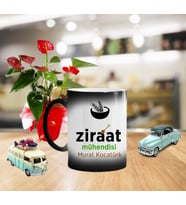 Ziraat Mühendisi Sihirli Kupa Bardak Fotoğraf Baskılı
