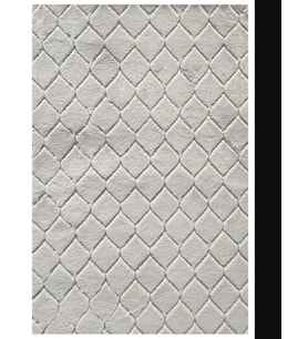 Comfort Diamond No:2 Ipek Gri 75x110 Stil Home Gri Beyaz Özel Ebat Avantajlı Silinebilir 1 Adet