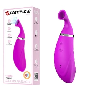 Lilitu Shop USB Şarjlı 12 Emme Fonksiyonlu Teknolojik Vibratör - Hazel