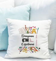 Öğretmenler Günü Tasarımlı Yastık