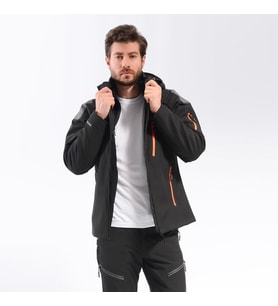 FreeCamp 3in1 Softshell Erkek Ceket-SİYAH