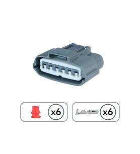 Hava Akışmetre Ve Distribütör Soketi 6 Pin Kablosuz