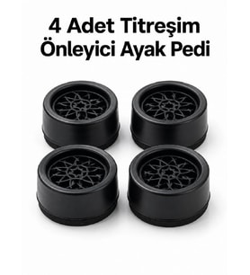 4'lü Set Çamaşır Makinesi Titreşim Önleyici Ped
