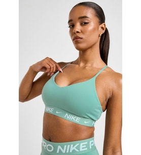 Nike Indy Light-Support Padded Adjustable Sports Bra Kadın Spor Bra Yeşil