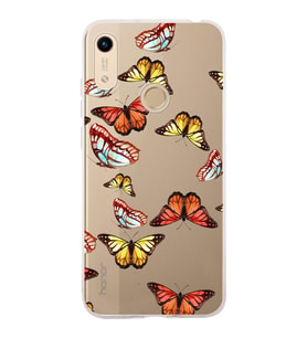 PrintiFy Huawei Honor 8A 2020 ile Uyumlu 1mm Slim Fit Water Color 2 Baskılı Şeffaf  Kılıf