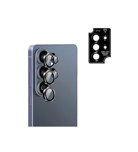 Samsung Galaxy S26 Ultra için ProLENS Kamera Lens Koruyucu Alüminyum CD Çerçeveli, Kırılmaz Cam (Siyah)