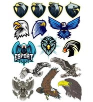 Kartal Eagle Sticker Set-2 15 Parça Telefon, Tablet, Defter, Laptop Sticker