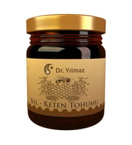 Dr. Yılmaz Organik Bal+Keten Tohumu Karışımı  (220 gr)