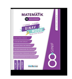 Pruva Yayınları 8. Sınıf Matematik Sınav Modu 