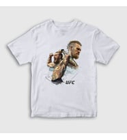 Presmono Unisex Çocuk Beyaz Ufc Conor McGregor T-Shirt 313062tt