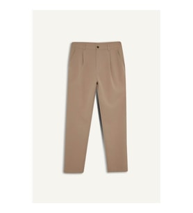 Defacto Straight Fit Pileli Cepli Düz Paça Vizon Erkek Pantolon F7140AX/BG315